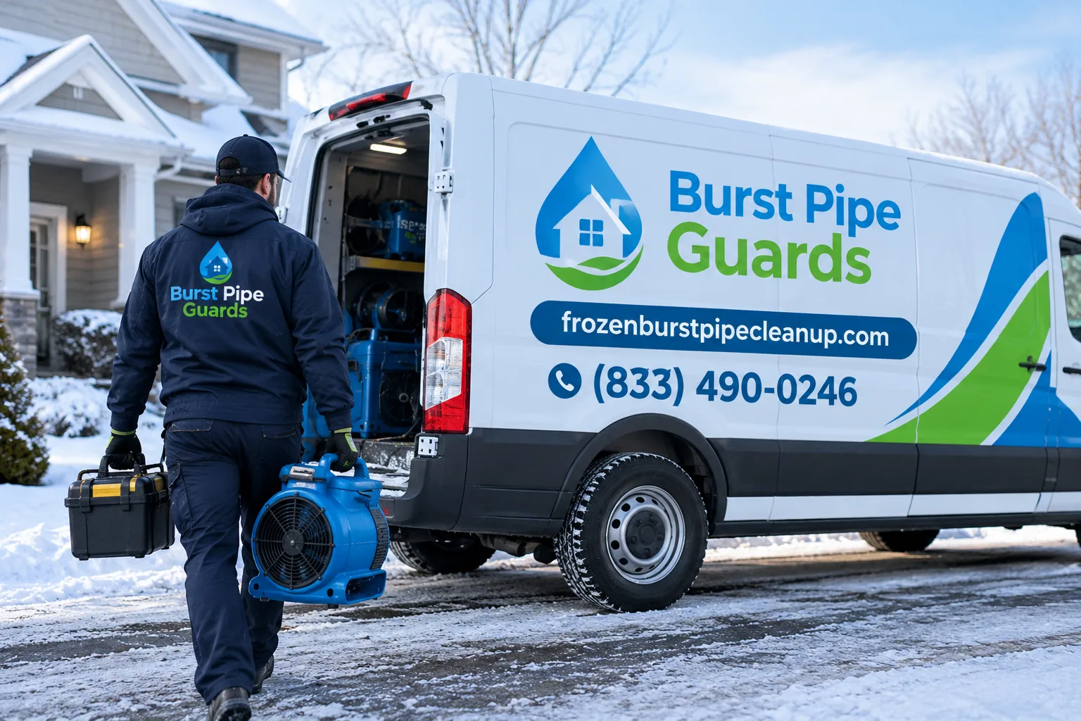 Burst Pipe Cleanup in Java, SD near me